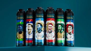 Dòng sản phẩm xịt khử mùi Rexona 72 giờ. Rexona là nhà tài trợ chính thức cho giải khử mùi của FIFA World Cup 2026.