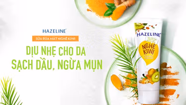 Sữa rửa mặt Hazeline Nghệ - Sạch dầu ngừa mụn dịu nhẹ cho da từ thiên nhiên