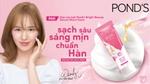 Sữa rửa mặt Pond's Bright Beauty - Bọt mịn sạch sâu sáng mịn chuẩn Hàn